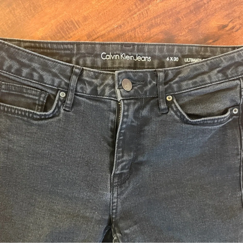 Calvin Klein Ultimate Skinny Jeans in Black - Picture 3 of 5